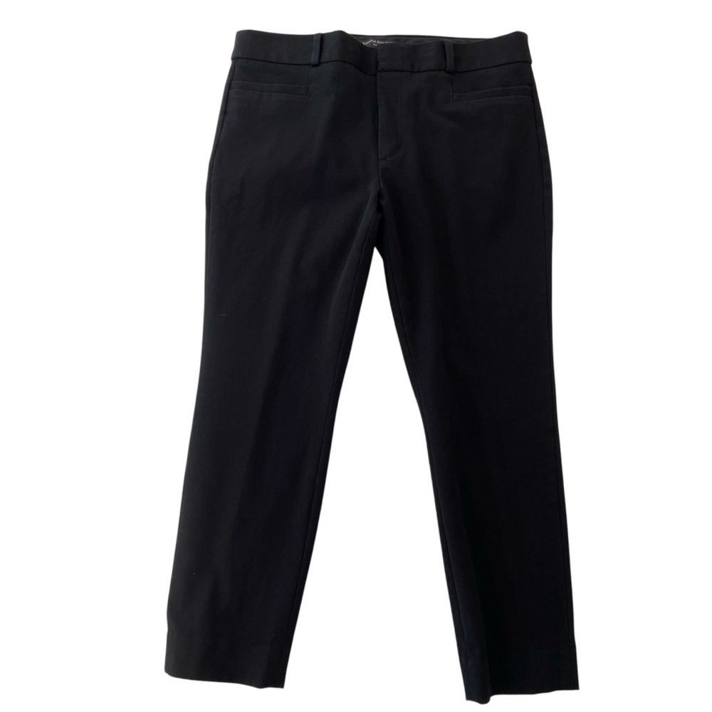 Banana Republic black women dress capris office stylish flattering size 8 petite